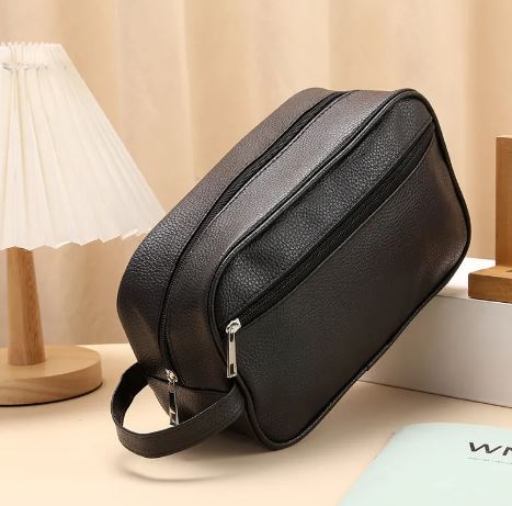 Vegan Leather Grooming bag