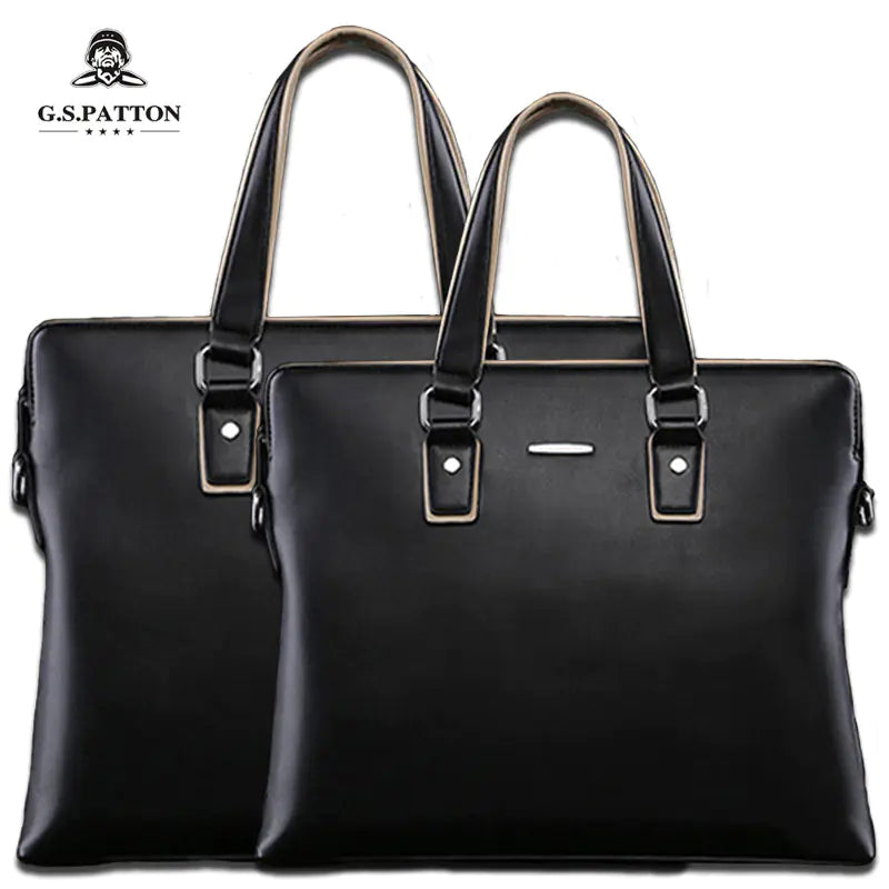 Slim Leather Briefcase