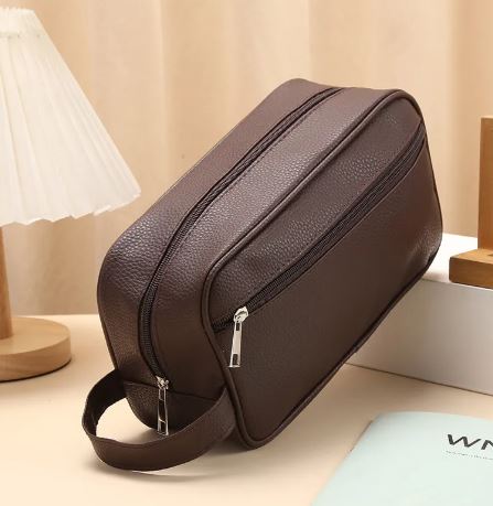 Vegan Leather Grooming bag