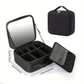 Makeup Case with LED Vanity Mirror