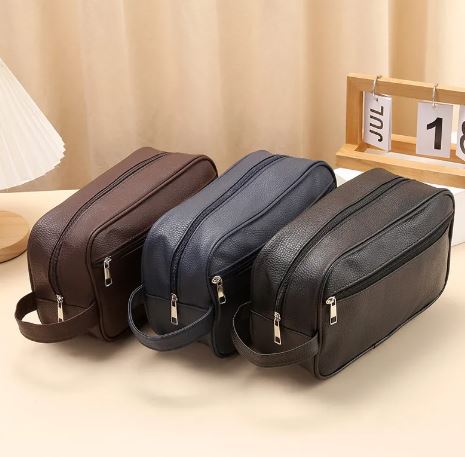Vegan Leather Grooming bag