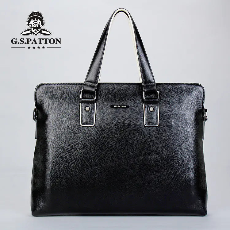 Slim Leather Briefcase