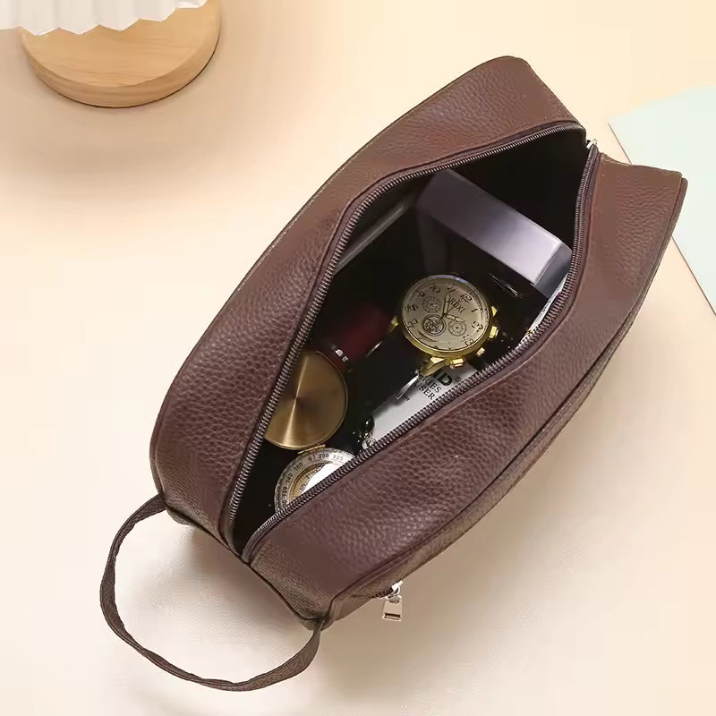 Vegan Leather Grooming bag