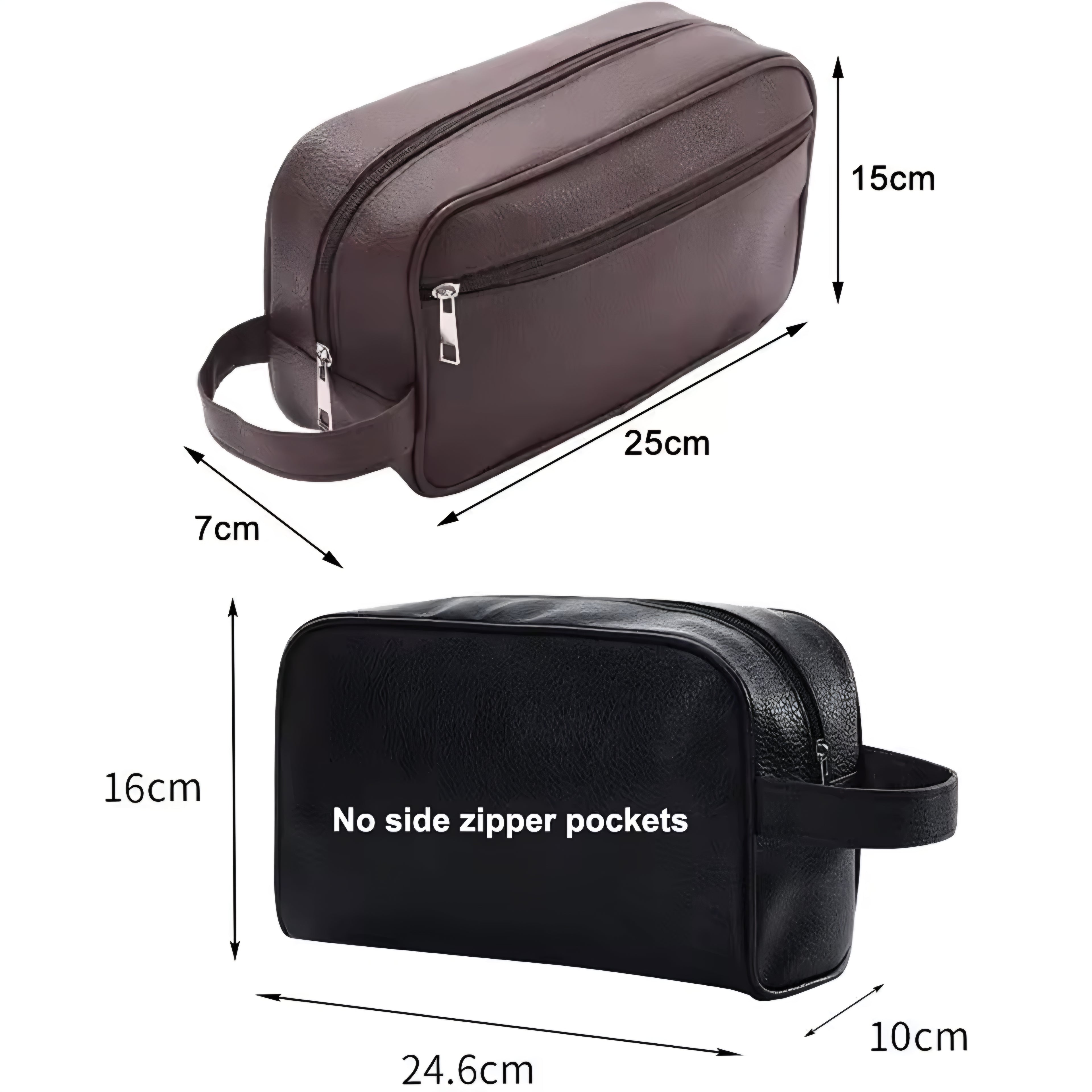 Vegan Leather Grooming bag