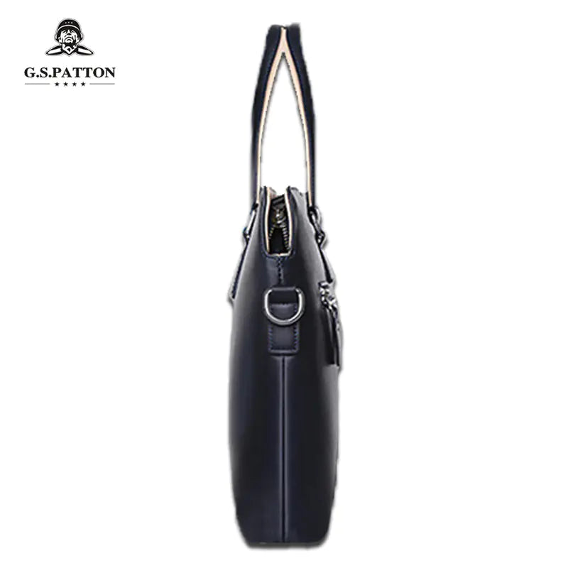 Slim Leather Briefcase